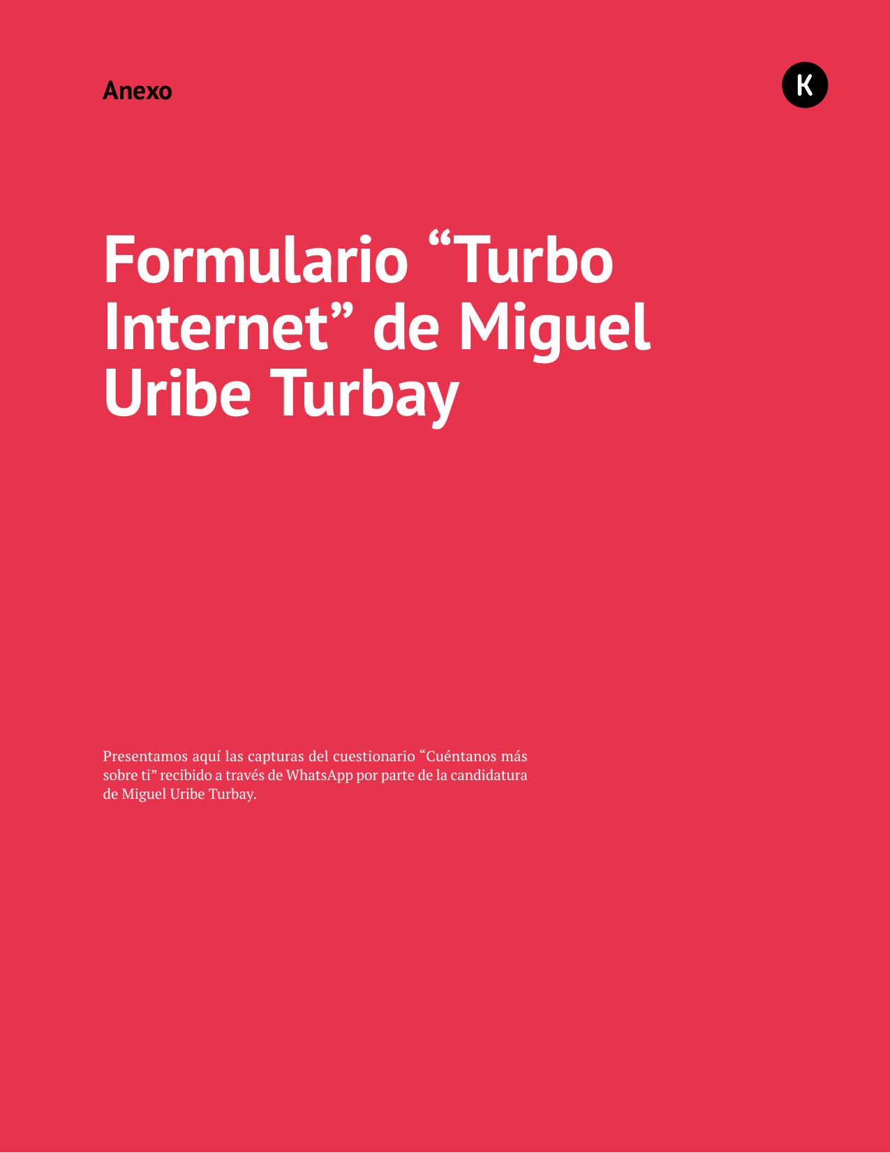 Anexo 09 - Formulario Turbo Internet de Miguel Uribe Turbay