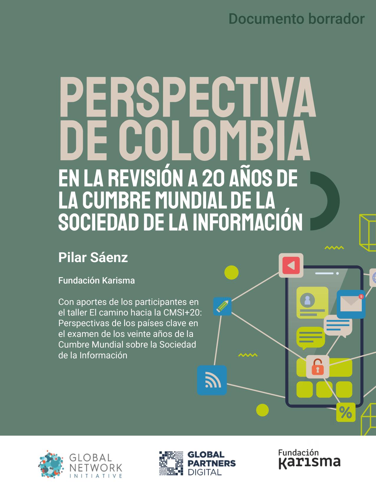 Perspectiva de Colombia en la revisión a 20 años de la Cumbre Mundial de la Sociedad de la Información